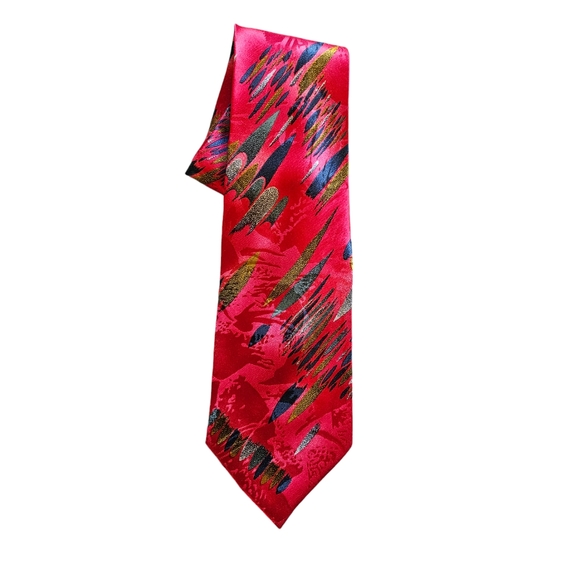 Vespucci Italian men's necktie 100%Silk - Picture 1 of 7